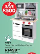 Hape Super Serve Kitchen Playset E3211AP22
