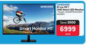 Samsung 81cm (32") UHD Smart LED Monitor LS32AM700UUXEN