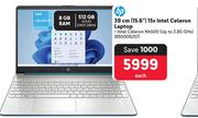 HP 39cm (15.6") 15s Intel Celeron Laptop