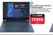 HP 39cm (15.6") Victus Intel Core i7 Gaming Laptop