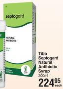 Tibb Septogard Natural Antibiotic Syrup-200ml Each