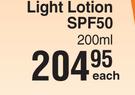 Island Tribe Light Lotion SPF50-200ml Each