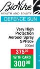 BioNike Defence Sun Very High Protection Aerosol Spray SPF50+ -200ml