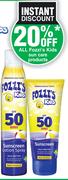 Fozzi's Sunscreen Lotion SpraySPF50 200ml Or Sunscreen Tube SPF50 150ml-Each