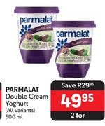 Parmalat Double Cream Yoghurt (All Variants)-For 2 x 500ml