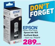Epson Ink 103 Eco Tank Black
