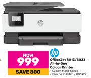 HP Office Jet 8013/8023 All In One Colour Printer
