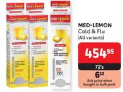 Med-Lemon Cold & Flu (All Variants)-72's Pack