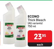Econo Thick Bleach (All Variants)-750ml Each