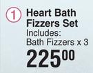 Baylis & Harding Signature Collection Jojoba,Vanilla & Almond Heart Bath Fizzers Set