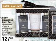 Nature's Nourishment Vanilla & Lime Body Luxurious Bath Set