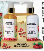 Nature's Nourishment Cranberry Bath & Body Set