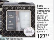 Nature's Nourishment Vanilla & Lime Body Luxurious Refreshing Bath Set