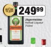 Jagaemeister Herbal Liqueur-750ml