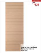 Interior Door Hardboard Horizontal Grooves 81463286