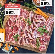 A2/ A3 Whole & Half Lamb-Per kg