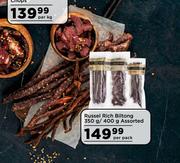 Russel Rich Biltong Assorted-350g/400g Per Pack