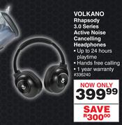 Volkano Rhapsody 3.0 Series Active Noise Cancelling Headphones