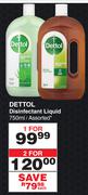 Dettol Disinfectant Liquid Assorted-750ml
