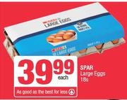 Spar Large Eggs-18s Pack Each