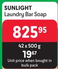 Sunlight Laundry Bar Soap-42 x 500g