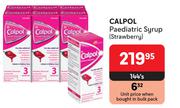 Calpol Paediatric Syrup Strawberry-144's