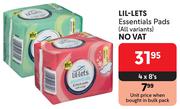 Lil-Lets Essentials Pads (All Varaints)-4 x 8's