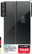 Hisense 514Ltr Side-By-Side Fridge/Freezer With Water Dispenser 373727