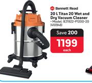 Bennett Read Titan 20 Wet And Dry Vacuum Cleaner 410948
