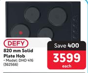 Defy 820mm Solid Plate Hob 362566