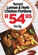 Marinated Lemon & Herb Chicken Portions-Per Kg