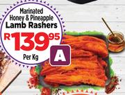 Marinated Honey & Pineapple Lamb Rashers-Per Kg