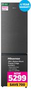 Hisense 264Ltr Bottom Mount Freezer Fridge H370BIT