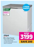 Univa 210Ltr Chest Freezer