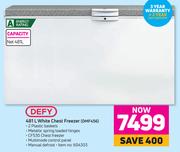 Defy 481Ltr White Chest Freezer DMF456