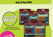 Ol'Roy Dog Treats Assorted-For 5 x 100g-120g
