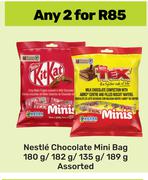 Nestle Chocolate Mini Bag Assorted-For 2 x 180g/182g/135g/189g