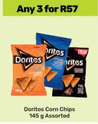 Doritos Corn Chips Assorted-For 3 x 145g