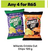 Willards Crinkle Cut Chips-For 4 x 120g