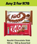 Nestle Chocolate Slab Assorted-For 2 x 135g-150g