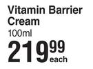 Mustela Vitamin Barrier Cream-100ml Each