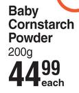 Purity & Elizabeth Anne's Baby Cornstarch Powder-200g