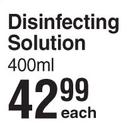 Purity & Elizabeth Anne's Disinfecting Solution-400ml Each