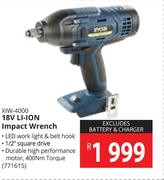 Ryobi 18V Li-Ion Impact Wrench XIW-4000