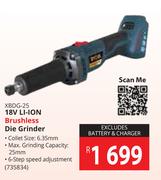 Ryobi 18V Li-Ion Brushless Die Grinder XBDG-25