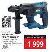 Ryobi 18V Li-Ion Rotary Hammer XRH-2020