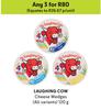 Laughing Cow Cheese Wedges (All Variants)-For Any 3 x 120g