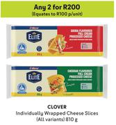 Clover Individually Wrapped Cheese Slices (All Variants)-For Any 2 x 810g