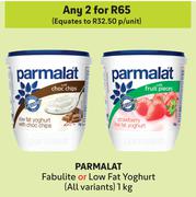 Parmalat Fabulite Or Low Fat Yoghurt (All Variants)-For Any 2 x 1Kg
