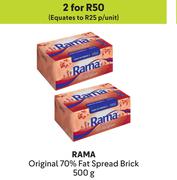 Rama Original 70% Fat Spread Brick-For 2 x 500g